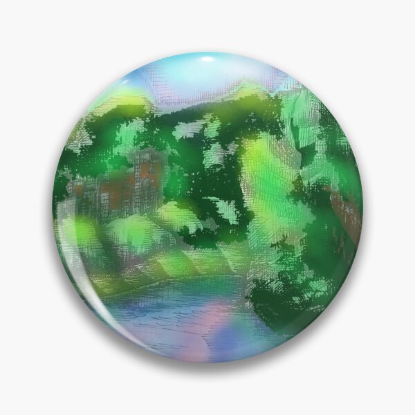 Item preview, Vibrant Ink and Digital Riverbank Art designed and sold by anamariafischer.