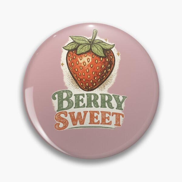 Item preview, Vintage Strawberry "Berry Sweet" Graphic Tee designed and sold by VINTAGEPUNTEES.