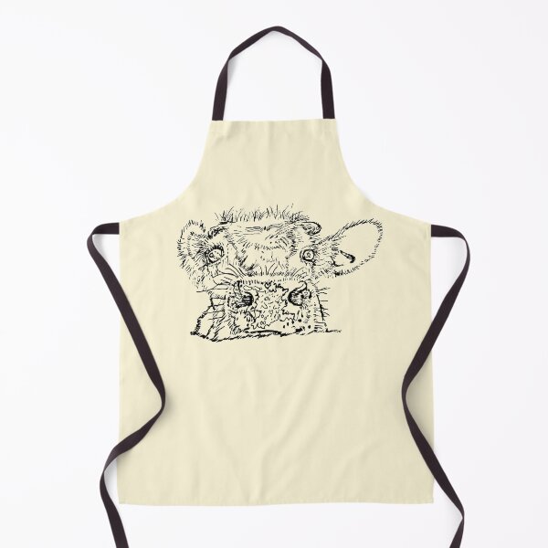 Item preview, Dairy Cow - Peekamoo - (#FFF7D9) designed and sold by The Stippler Process.