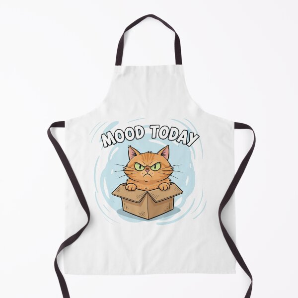Item preview, Cat in box mad mood today designed and sold by Robo-Mart Smart Shopping.