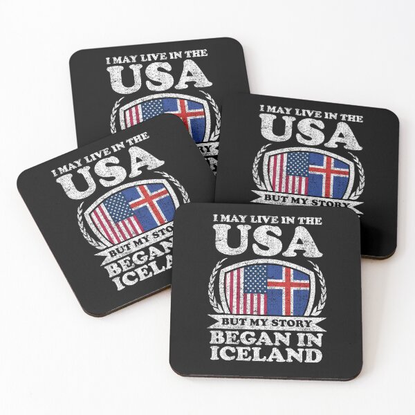 Item preview, I May Live In USA But My Story Began In Iceland  designed and sold by GabbyKash.