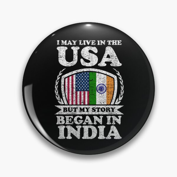 Item preview, I May Live In USA But My Story Began In India  designed and sold by GabbyKash.