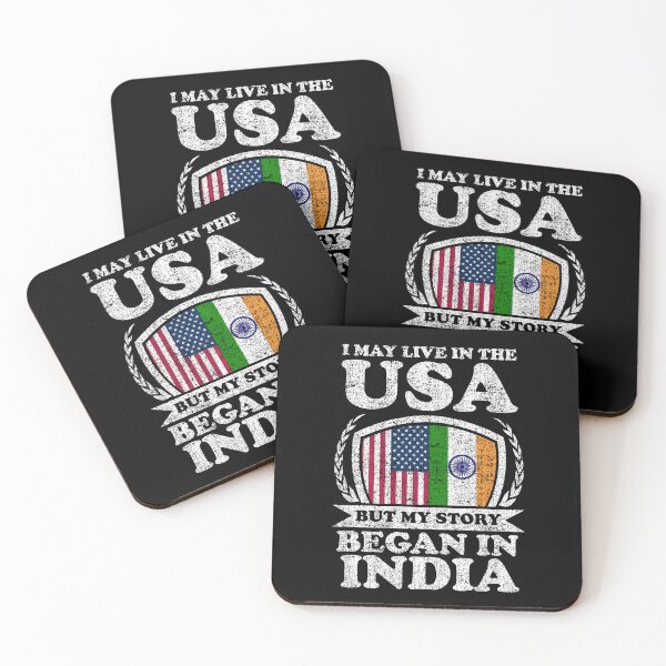 Item preview, I May Live In USA But My Story Began In India  designed and sold by GabbyKash.