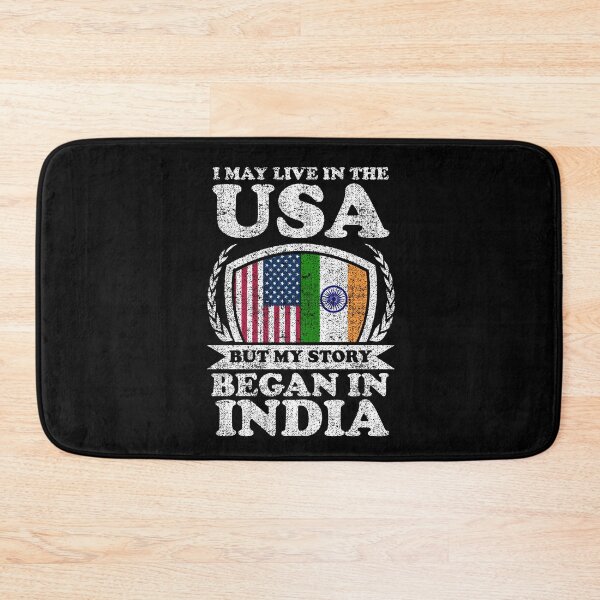 Item preview, I May Live In USA But My Story Began In India  designed and sold by GabbyKash.