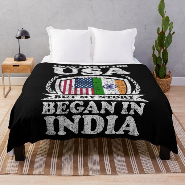 Item preview, I May Live In USA But My Story Began In India  designed and sold by GabbyKash.