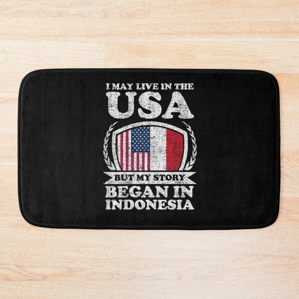 Item preview, I May Live In USA But My Story Began In Indonesia   designed and sold by GabbyKash.