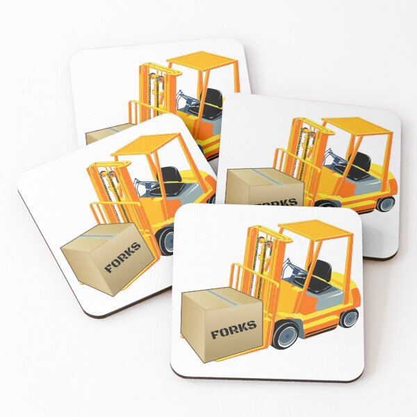 Item preview, Fork lift lifting forks at the fork warehouse designed and sold by Robo-Mart Smart Shopping.