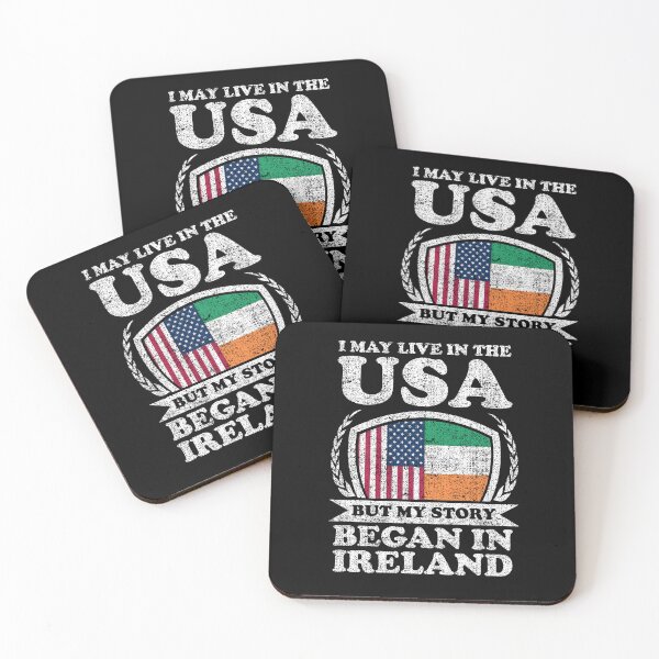 Item preview, I May Live In USA But My Story Began In Ireland  designed and sold by GabbyKash.