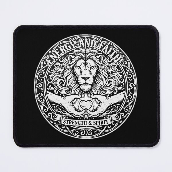 Item preview, Lion Circle Motivational ENERGY AND FAITH! STRENGTH & SPIRIT. designed and sold by Giulivo Store Graphic.