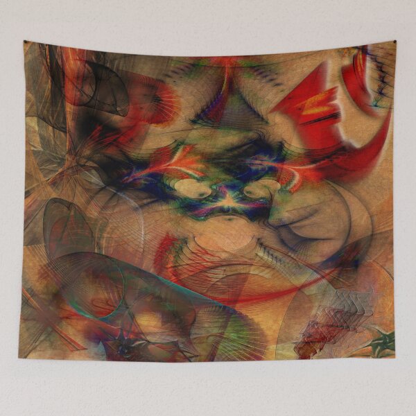Item preview, Primordial Stew Abstract Fluid Motion Earth Tones (Rectangular Version) designed and sold by studiobprints.