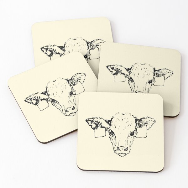 Item preview, Calf - (#FFF7D9) designed and sold by The Stippler Process.