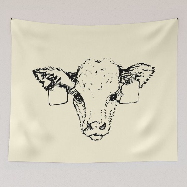 Item preview, Calf - (#FFF7D9) designed and sold by The Stippler Process.