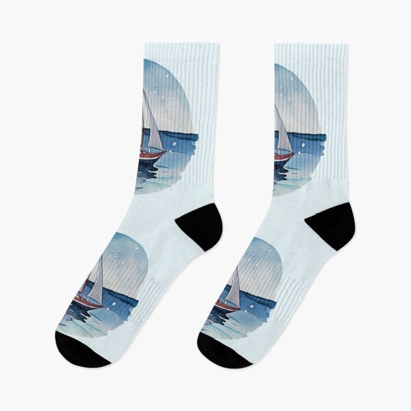Item preview, Sailboat Serenity designed and sold by MoxisWatercolor.