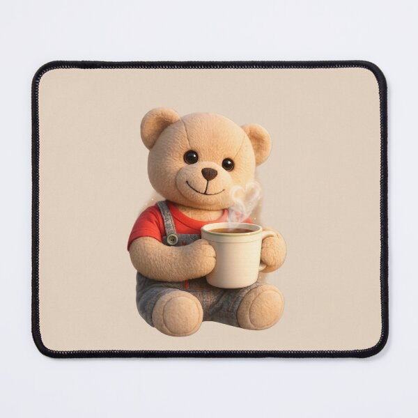 Item preview, Cozy Coffee Teddy Bear Design designed and sold by Teddily Ever After.