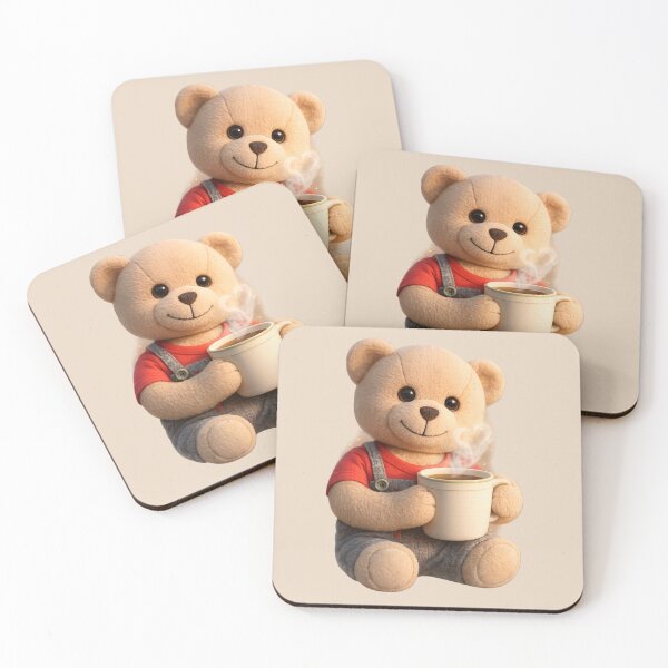 Item preview, Cozy Coffee Teddy Bear Design designed and sold by Teddily Ever After.