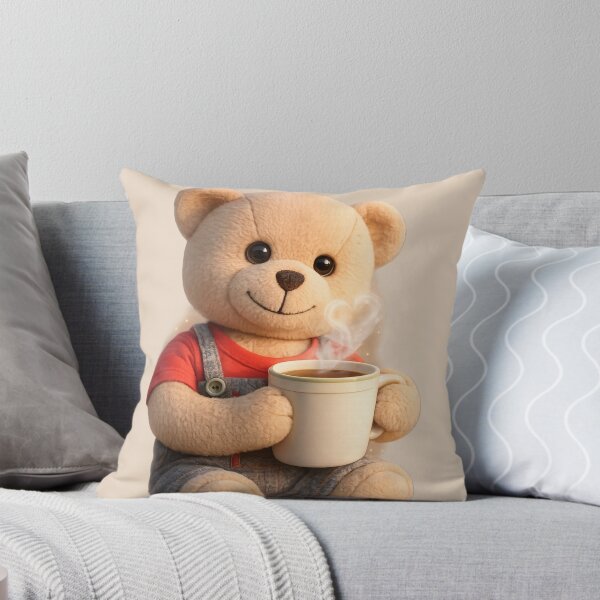 Item preview, Cozy Coffee Teddy Bear Design designed and sold by Teddily Ever After.
