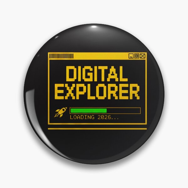 Item preview, Digital Explorer 2026 Retro Tech Graphic | Pixel Art Loading Bar Tee | RS-Globalist Official designed and sold by RS-Globalist-.
