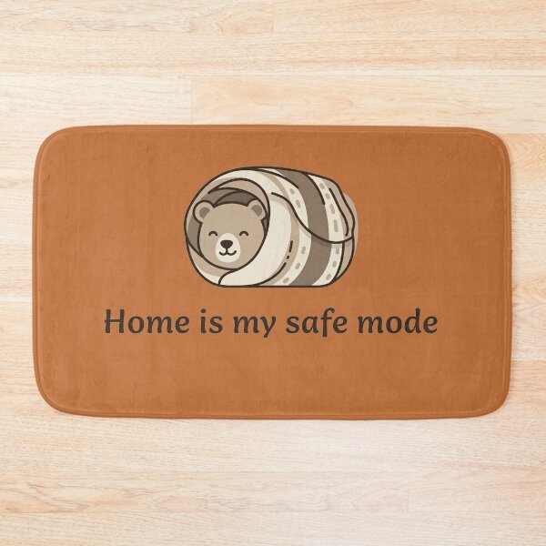 Item preview, Cozy Bear Home Safe Mode designed and sold by Quiet Mode Studio.