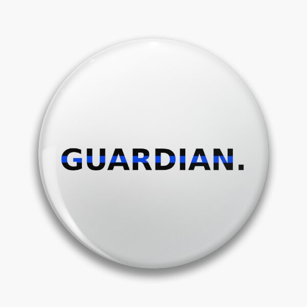 Item preview, Guardian - Thin Blue Line Design | Police & Emergency Services | Strength & Protection designed and sold by Lineforge by BehrfectMoments.