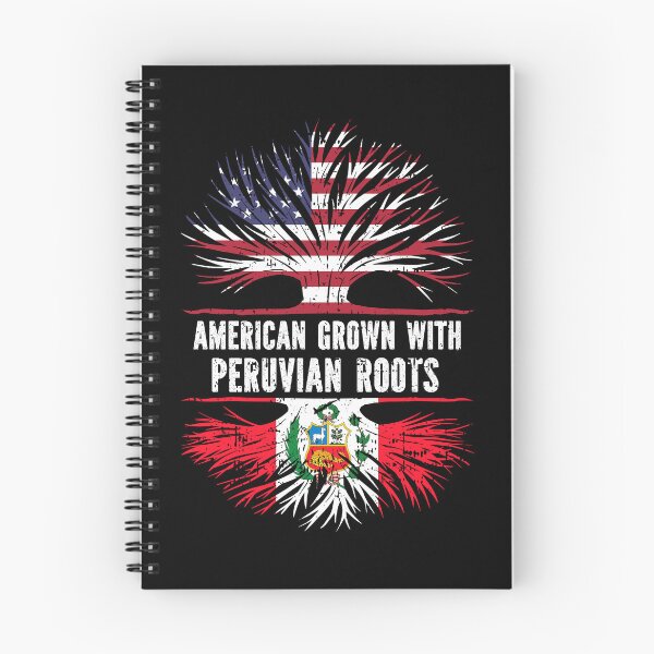 Item preview, American Grown with Peruvian Roots USA Flag designed and sold by CosmoKitsch.