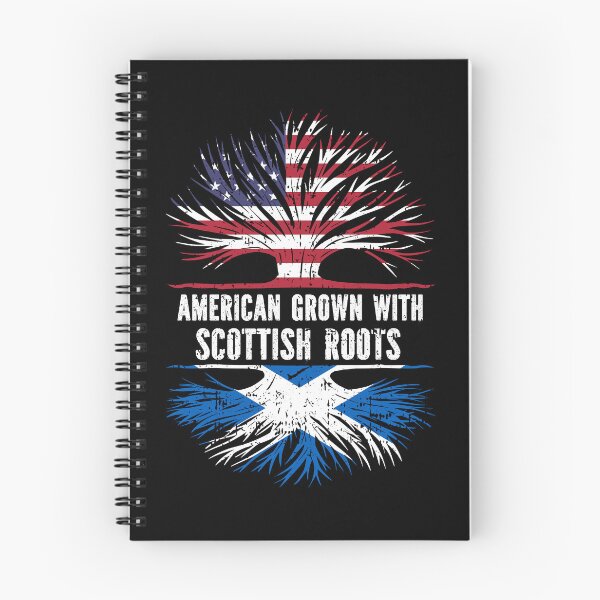 Item preview, American Grown with Scottish Roots USA Flag designed and sold by CosmoKitsch.