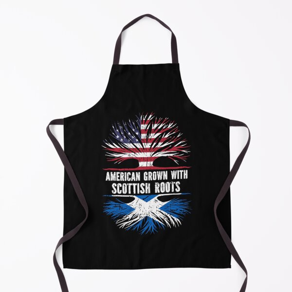 Item preview, American Grown with Scottish Roots USA Flag designed and sold by CosmoKitsch.
