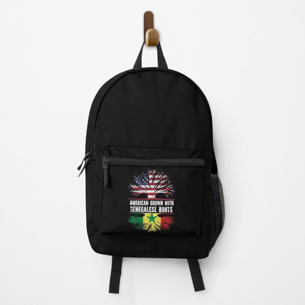 Item preview, American Grown with Senegalese Roots USA Flag designed and sold by CosmoKitsch.