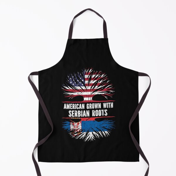 Item preview, American Grown with Serbian Roots USA Flag designed and sold by CosmoKitsch.