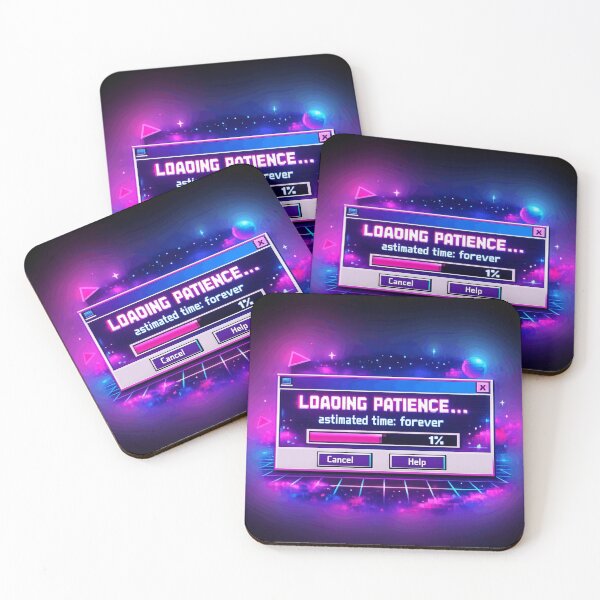 Item preview,  Loading Patience 90s Dial Up Internet Humor Vaporwave designed and sold by Retro Mood Co.
