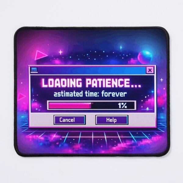 Item preview, Loading Patience 90s Dial Up Internet Humor Vaporwave designed and sold by Retro Mood Co.