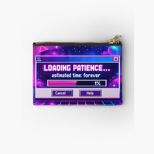 Item preview,  Loading Patience 90s Dial Up Internet Humor Vaporwave designed and sold by Retro Mood Co.