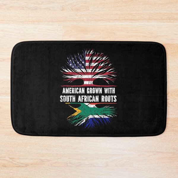 Item preview, American Grown with South African Roots USA Flag designed and sold by CosmoKitsch.