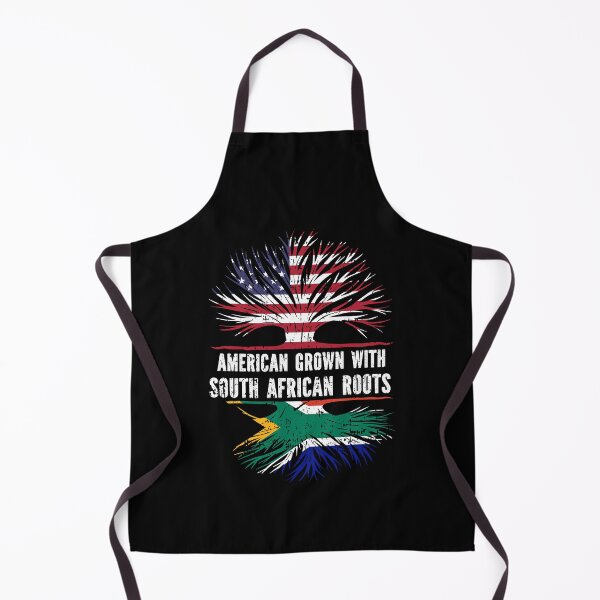 Item preview, American Grown with South African Roots USA Flag designed and sold by CosmoKitsch.