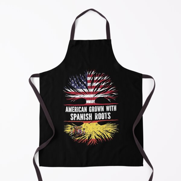 Item preview, American Grown with Spanish Roots USA Flag designed and sold by CosmoKitsch.