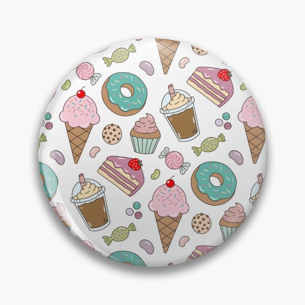 Item preview, Hand Drawn Sweet Treats Pattern designed and sold by Olive Lane Creative.