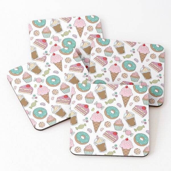 Item preview, Hand Drawn Sweet Treats Pattern designed and sold by Olive Lane Creative.