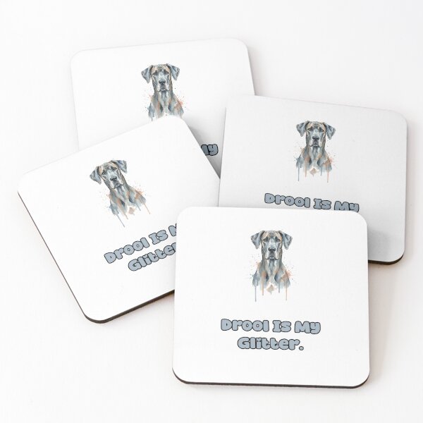 Item preview, Drool Is My Glitter Funny Great Dane Humor Owner designed and sold by NatureUnleashed.