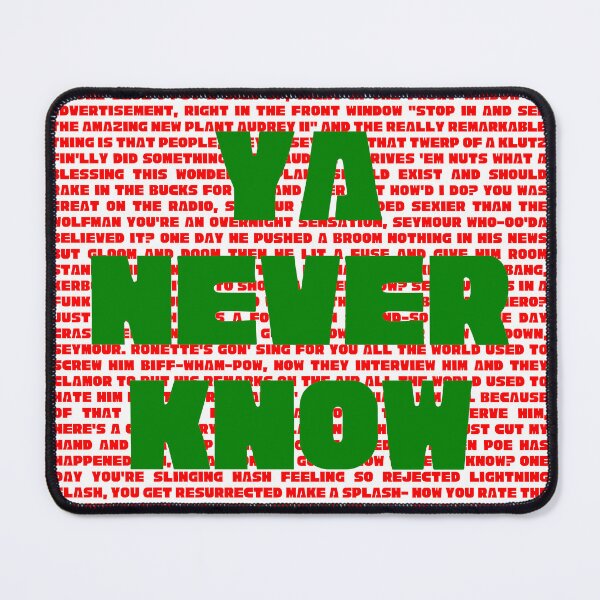 Item preview, Little shop of horrors Lyrics designed and sold by broadwaygirl142.