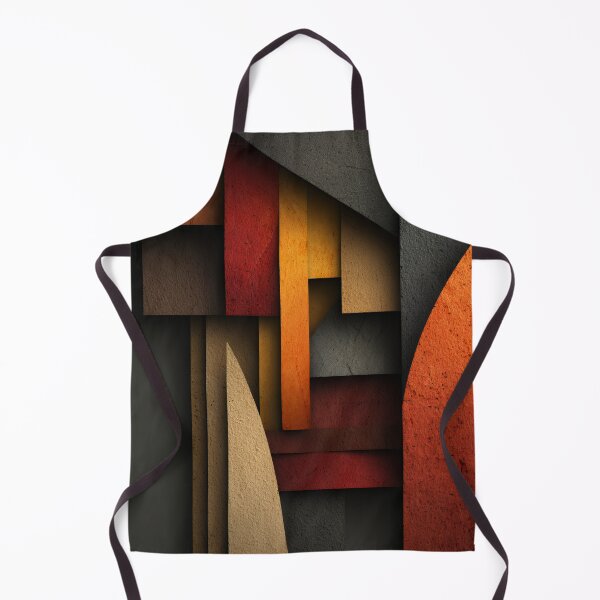 Item preview, Modern Geometric Abstract Layers in Warm Earth Tones - Textured 3D Composition designed and sold by EK-World.