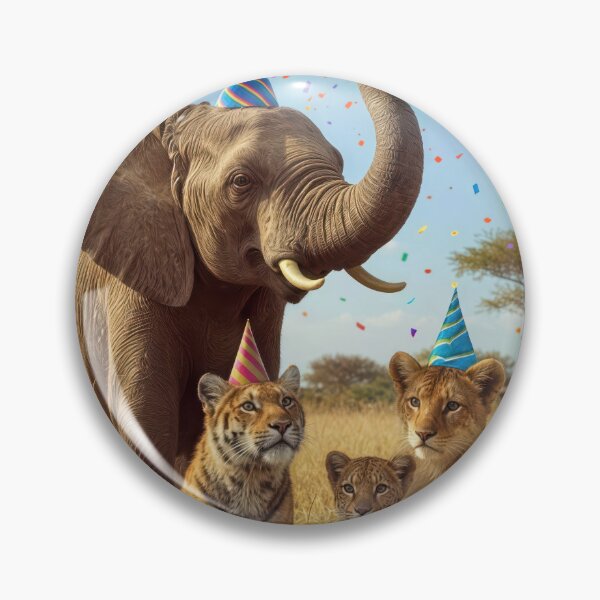Item preview, Elephant Spraying Birthday Confetti  designed and sold by Maria Dryfhout.