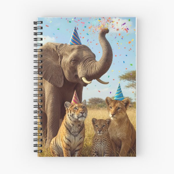 Item preview, Elephant Spraying Birthday Confetti  designed and sold by Maria Dryfhout.