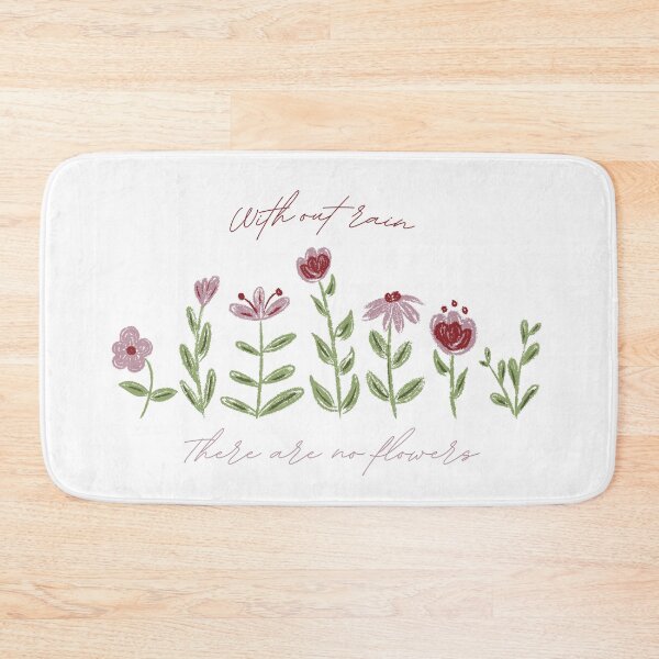 Item preview, Without Rain There Are No Flowers - Pink designed and sold by Silver Realm Studio.