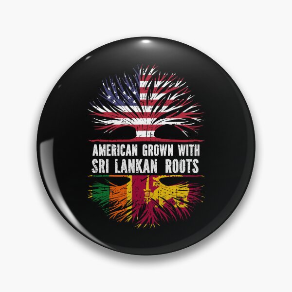 Item preview, American Grown with Sri Lankan Roots USA Flag designed and sold by CosmoKitsch.