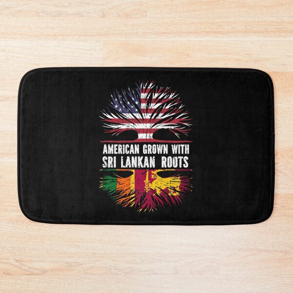 Item preview, American Grown with Sri Lankan Roots USA Flag designed and sold by CosmoKitsch.