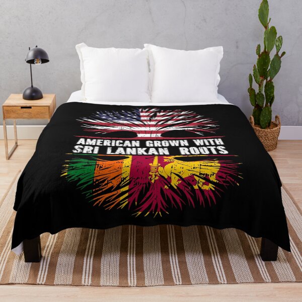 Item preview, American Grown with Sri Lankan Roots USA Flag designed and sold by CosmoKitsch.