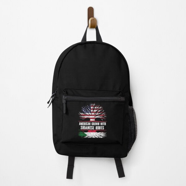 Item preview, American Grown with Sudanese Roots USA Flag designed and sold by CosmoKitsch.