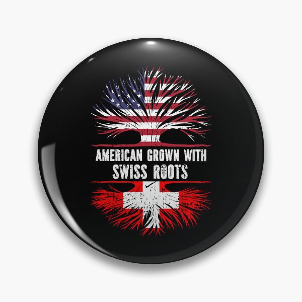 Artikelvorschau, Amerikanisch gewachsen mit Schweizer Wurzeln USA-Flagge entworfen und verkauft von CosmoKitsch.