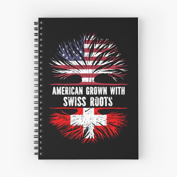 Artikelvorschau, Amerikanisch gewachsen mit Schweizer Wurzeln USA-Flagge entworfen und verkauft von CosmoKitsch.