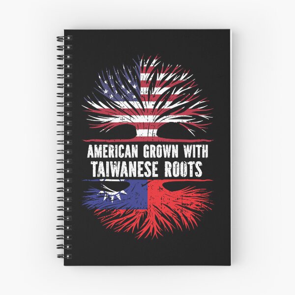 Item preview, American Grown with Taiwanese Roots USA Flag designed and sold by CosmoKitsch.