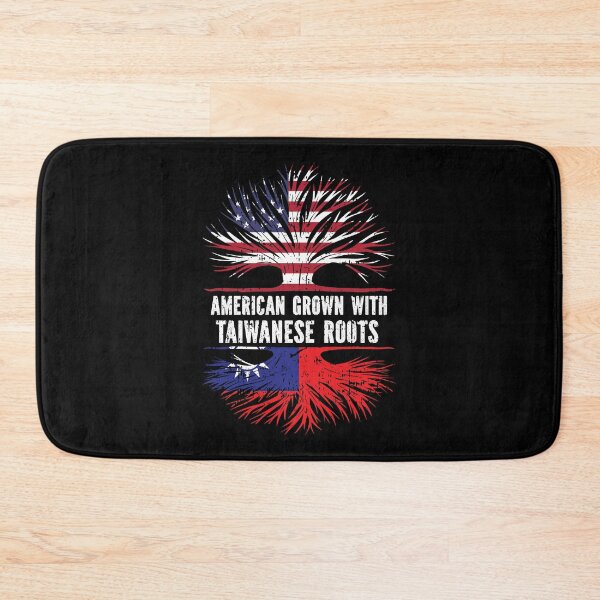 Item preview, American Grown with Taiwanese Roots USA Flag designed and sold by CosmoKitsch.